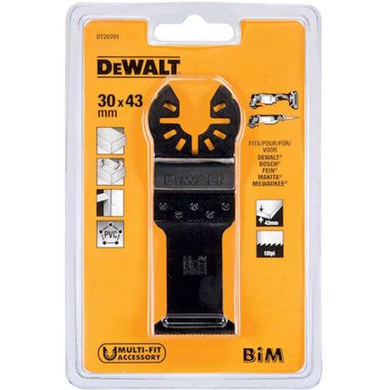 DEWALT LAMA PER MULTIFUNZIONE PER LEGNO CON CHIODI/CARTONGESSO MM30X43
