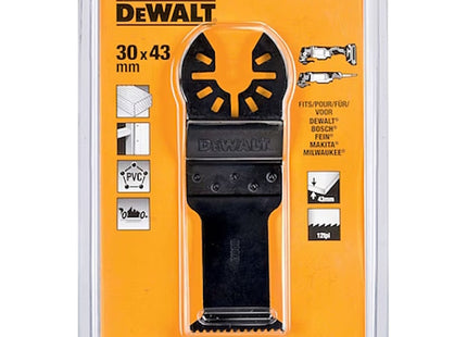 DEWALT LAMA PER MULTIFUNZIONE PER LEGNO/PLASTICA/CARTONGESSO MM30X43