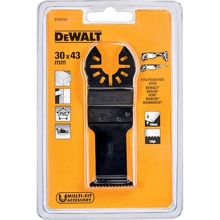 DEWALT LAMA PER MULTIFUNZIONE PER LEGNO/PLASTICA/CARTONGESSO MM30X43