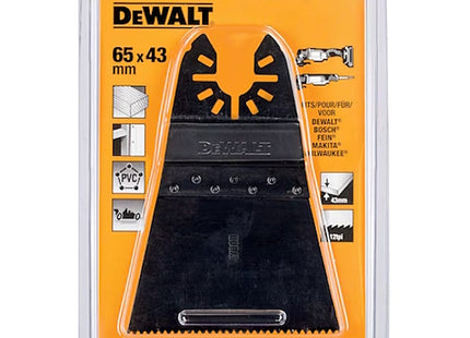 DEWALT LAMA PER MULTIFUNZIONE PER LEGNO/PLASTICA/CARTONGESSO MM66X43