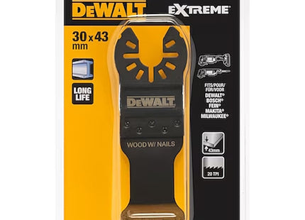 DEWALT LAMA PER MULTIFUNZIONE IN TITANIO PER METALLO E LAMIERA MM31X43
