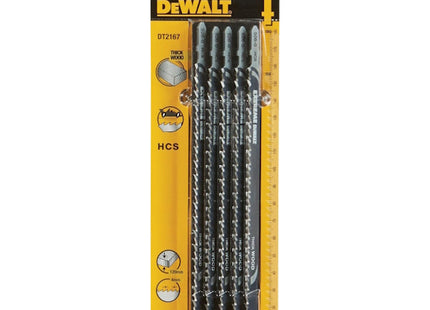 DEWALT LAME PER SEGHETTO ALTERNATIVO PER LEGNO/PLASTICA MM180 T744D PZ5