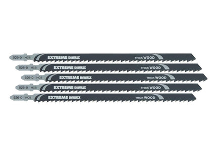 DEWALT LAME PER SEGHETTO ALTERNATIVO PER LEGNO/PLASTICA MM180 T744D PZ5