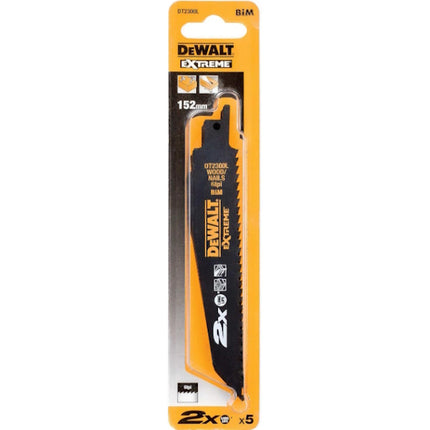 DEWALT LAME PER SEGA DIRITTA PER LEGNO MOD. 2X MM152X4,2 CONF.DA PZ5