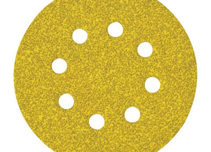 DEWALT DISCHI VELCRATI IN CARTA ABRASIVA D.MM125 8 FORI CONF.DA PZ10