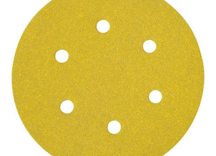 DEWALT DISCHI VELCRATI IN CARTA ABRASIVA D.MM150 6 FORI CONF.DA PZ10