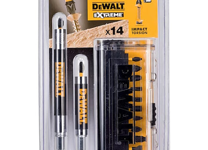 DEWALT SET INSERTI BITS IMPACT TORSION PER AVVITATURA PZ14