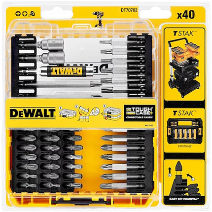 DEWALT SET INSERTI BITS PER AVVITATURA PZ40