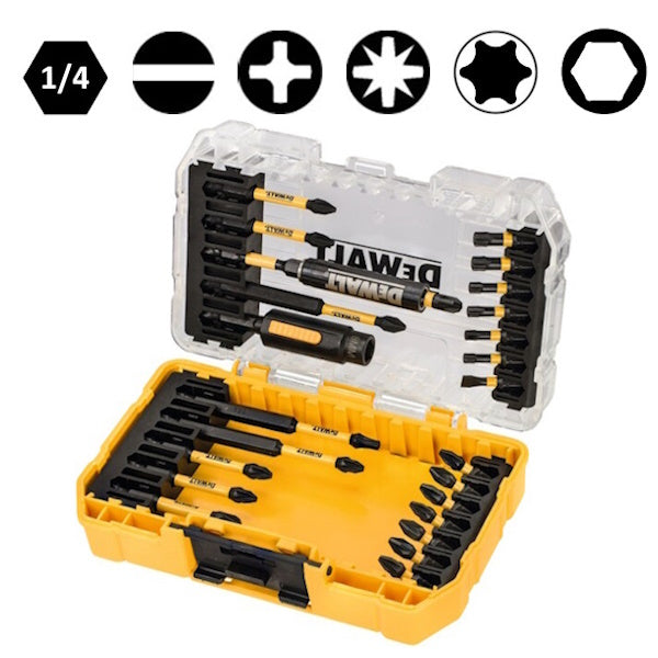 DEWALT SET INSERTI BITS EXTREME FLEXTORQ PER AVVITATURA PZ25