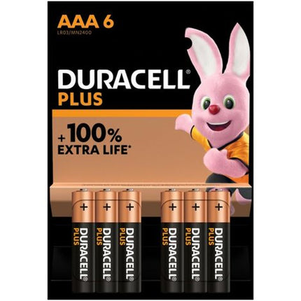 DURACELL BATTERIE PLUS100 MN2400 MINISTILO AAA IN BLISTER