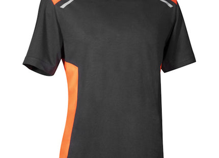 COFRA T-SHIRT DUNKERQUE COLORE ANTRACITE/ARANCIONE