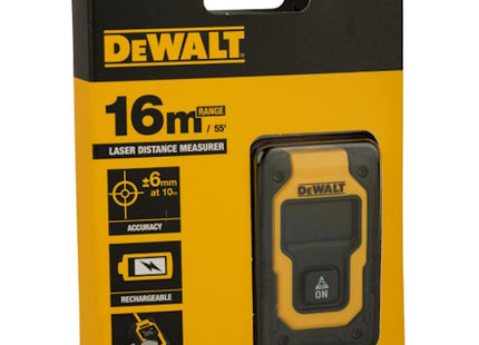 DEWALT MISURATORE LASER DW055PL-XJ DISTANZA MISURABILE MAX MT 16