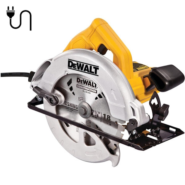 DEWALT SEGA CIRCOLARE MOD. DWE560-QS CON LAMA D.MM184 POTENZA 1350W