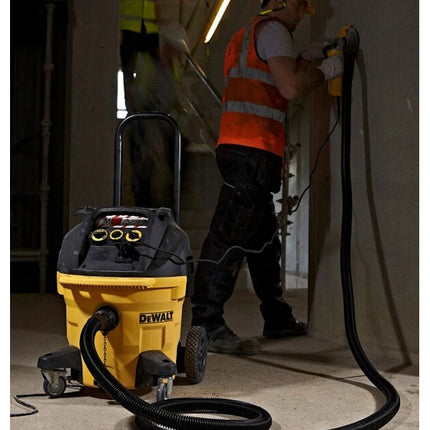 DEWALT ASPIRATORE DWV905M-QS LT.38 CLASSE M PULIZIA FILTRO AUTOMATICO