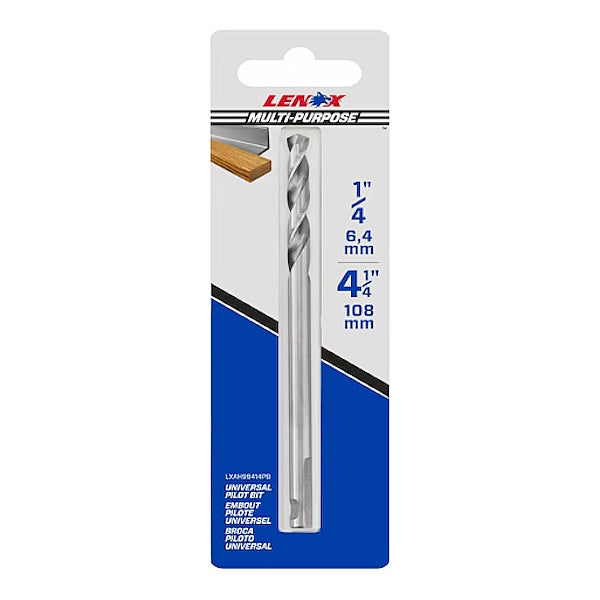 LENOX PUNTA PILOTA IN HSS PER SEGHE A TAZZA D.MM6,35X108