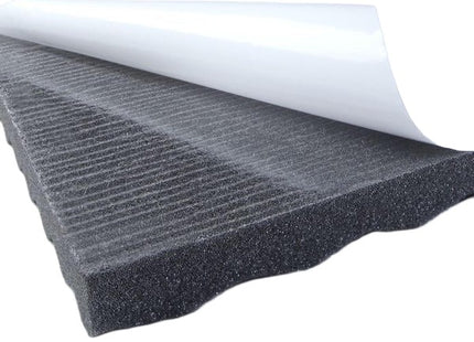 FONOASSORBENTE BUGNATO ADESIVO PS3000 GRIGIO MT1,5 SPESSORE 30MM AL MTL