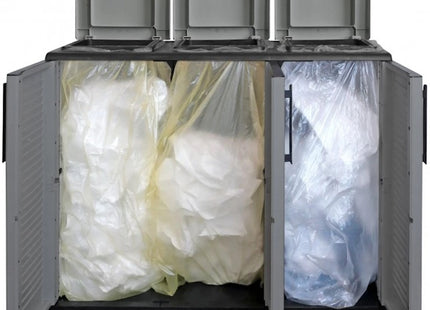 ARTPLAST CONTENITORE RACCOLTA DIFFERENZIATA 3 SCOMPARTI GRIGIO