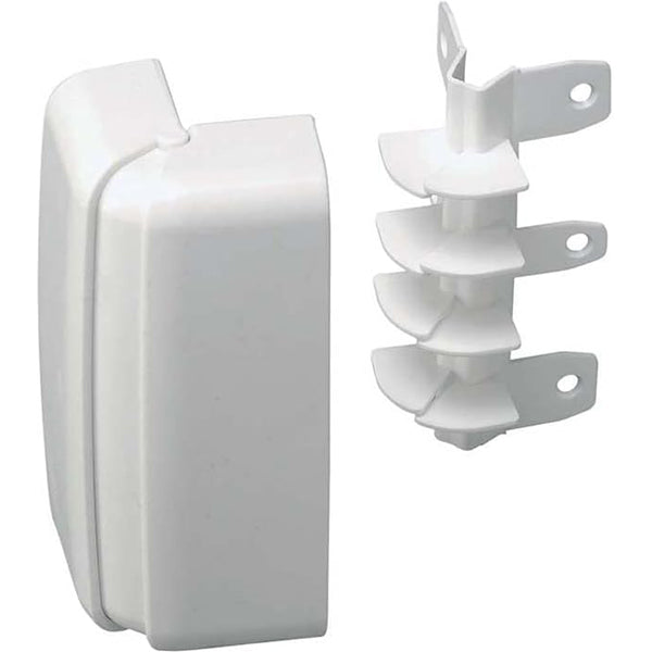 ELETTROCANALI ANGOLI ESTERNI VARIABILI SERIE 20 MM70X20 BIANCO PZ5