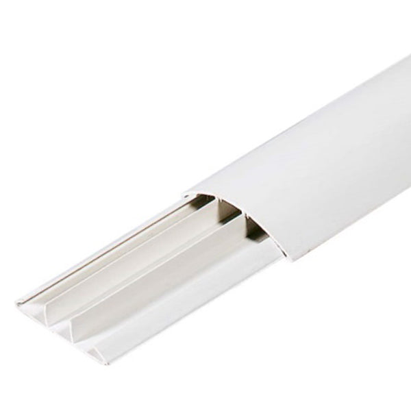 ELETTROCANALI CANALE A PAVIMENTO SERIE CAP 3 SCOMPARTI BIANCO DA MT2