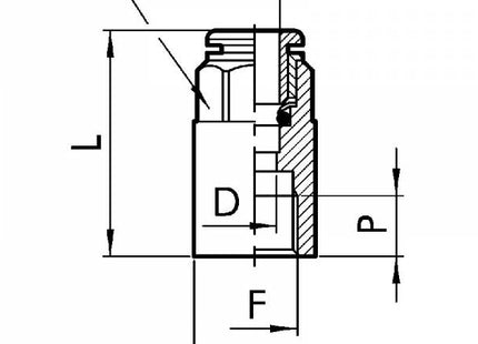 EUROFIT RACCORDO ART. 702 DIRITTO FEMMINA