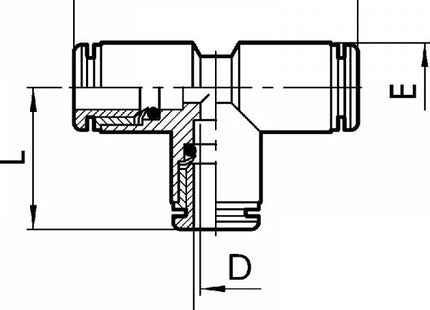 EUROFIT RACCORDO ART. 705 T INTERMEDIO