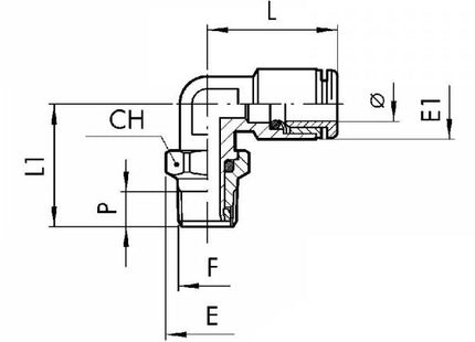 EUROFIT RACCORDO ART. 734 L MASCHIO GIREVOLE CONICO