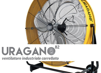 CFG VENTILATORE CARRELLATO INDUSTRIALE MOD. URAGANO 82 ALTEZZA CM.97