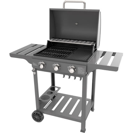 OMPAGRILL BARBECUE A GAS A 3 FUOCHI MOD. EXPERT3 DUEGAS+