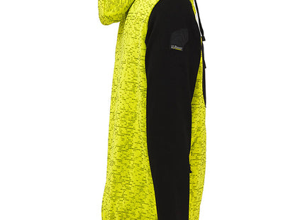 U-POWER FELPA CON CAPPUCCIO RAINBOW COLORE YELLOW FLUO TG.XXL