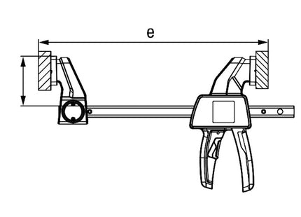 BESSEY STRETTOIO A SERRAGGIO RAPIDO ART. EZS
