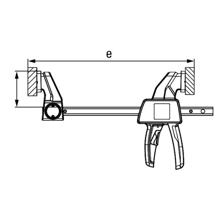 BESSEY STRETTOIO A SERRAGGIO RAPIDO ART. EZS