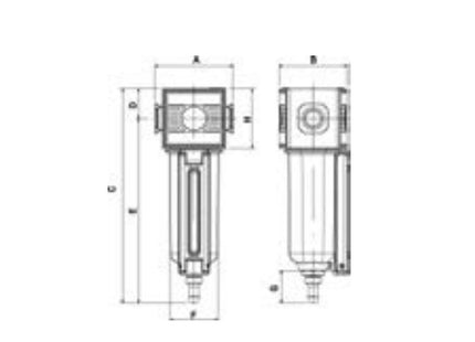 ANI ART. E/10/2 1/4"F FILTRO MODULARE MIGNON