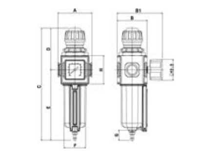 ANI ART. E/24 FILTRO REGOLATORE DI PRESSIONE MODULARE