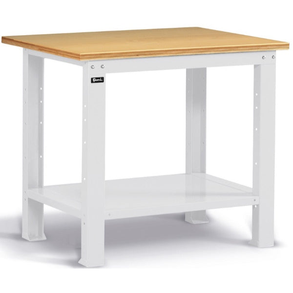 FAMI BANCO DA LAVORO WORK CON PIANO IN LEGNO COLORE GRIGIO