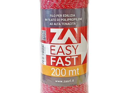 FILO PER EDILIZIA ROSSO E BIANCO D.MM1,8 IN BOBINA DA MT200