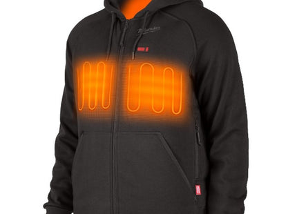 MILWAUKEE FELPA TERMICA CON CAPPUCCIO M12 HHBL4-0 COLORE NERO