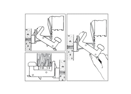 IBFM FERMAPERSIANE AUTOMATICO NERO TIPO GRILLO ART.638