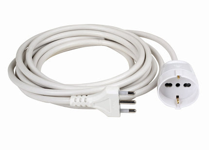 FAEG PROLUNGA CON SPINA 2P+T PRESA SCHUKO BIPASSO 10/16A