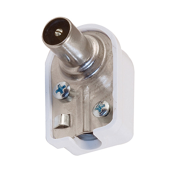 FAEG SPINA PER TV COAX A SQUADRA 75 OHM PASSO CEI MM9,5 BIANCO PZ2