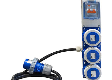 FAEG QUADRO DISTRIBUZIONE 3 PRESE CEE 250V CON CAVO E SPINA