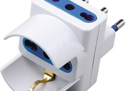 FAEG ADATTATORE TRIPLO/SCHUKO BIP.16A+T BIANCO