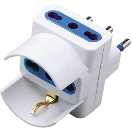 FAEG ADATTATORE TRIPLO/SCHUKO BIP.16A+T BIANCO
