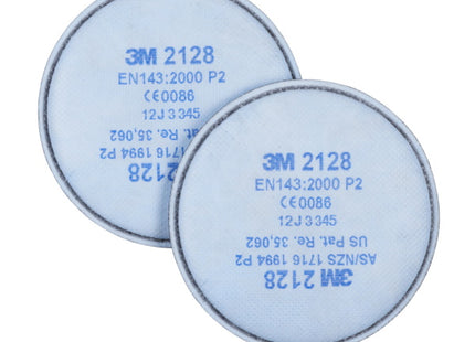 3M FILTRI 2128 ANTIPARTICOLATI P2R PER RESPIRATORI CONF.DA PZ 2