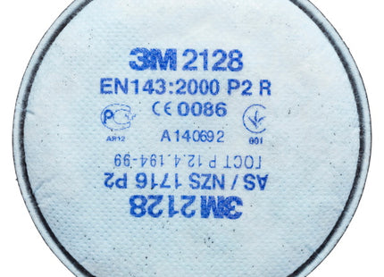 3M FILTRI 2128 ANTIPARTICOLATI P2R PER RESPIRATORI CONF.DA PZ 2