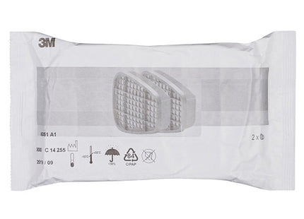 3M FILTRI 6051 PER GAS E VAPORI A1 PER RESPIRATORI CONF.DA PZ 2