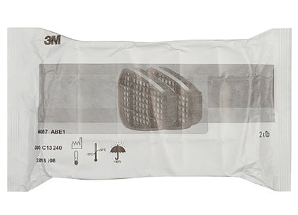 3M FILTRI 6057 PER GAS E VAPORI ABE1 PER RESPIRATORI CONF.DA PZ 2