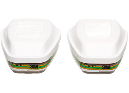 3M FILTRI 6092 PER GAS E VAPORI A1B1E1K1P3 PER RESPIRATORI CONF.DA PZ 2