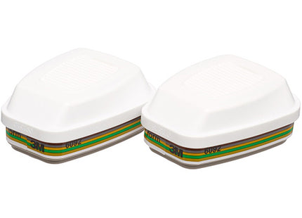 3M FILTRI 6092 PER GAS E VAPORI A1B1E1K1P3 PER RESPIRATORI CONF.DA PZ 2