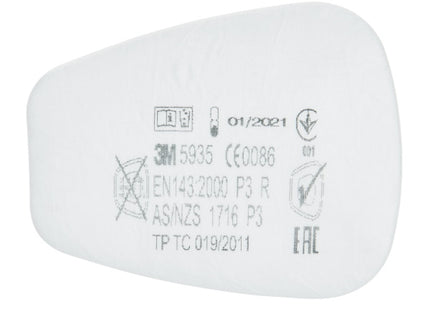 3M FILTRI 5935 PER POLVERI P3R PER RESPIRATORI CONF.DA PZ 2