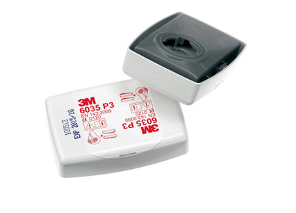 3M FILTRI 6035 ANTIPARTICOLATI P3R PER RESPIRATORI CONF.DA PZ 2